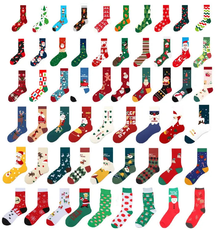 Whale Wholesale Custom Christmas Cotton Crew Winter Cute Thermal Fluffy Fuzzy Lovely Funny Beautiful Snowflake Gift Socks