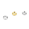 Wholesale 18K Gold Plated Septum Beads Solid Jewelry Findings for Pearl Jewelry Making Accessories and Spacers