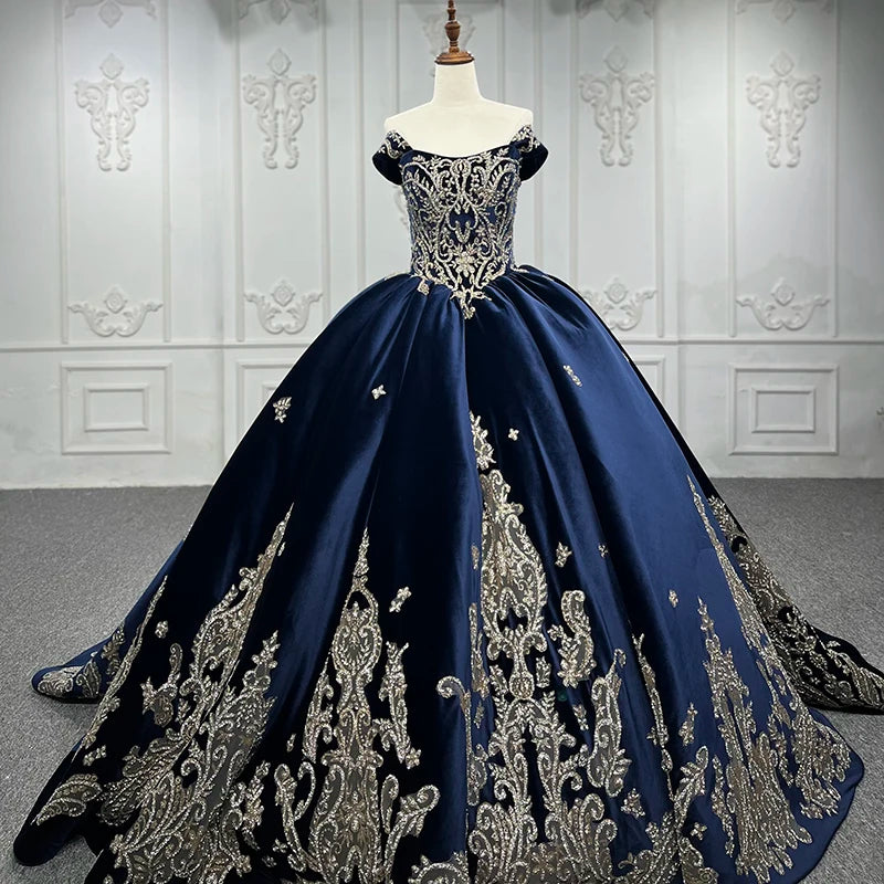 9867 2023 Party Long Gowns Royal Blue Long Sleeveless Evening Wedding Dresses