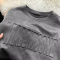 Feienrui Custom Men's Emboss T-Shirt 100% Cotton Oversized Plus Size Short Length Vintage Graphic with Logo Print