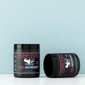 300ml 500ml 600ml 800ml Black Round Jar Container Empty Plastic Bottles Protein Powder Jar
