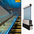 Aluminum Extruded Aluminum U-shaped Glass Railing Bottom Channel Profile Suitable for Various Indoor and Outdoor Glass Railings