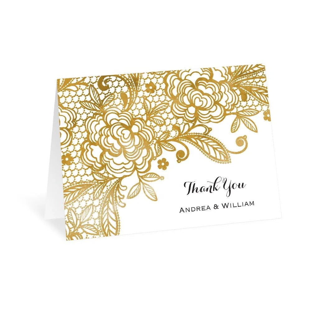 KY-C100 Luxury Business Card Metal Business Thank You Card Gold Foil Embossed Custom Business Cards