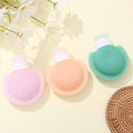 Amigo CXTSB6 3oz Leak Proof Squeezable Silicone Travel Bottles Set Refillable Containers for Shampoo Conditioner Lotion