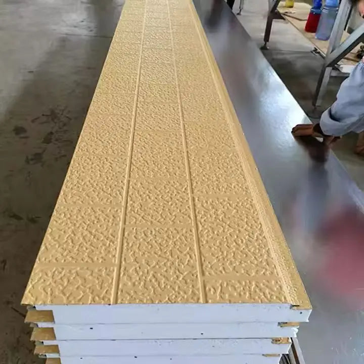 Lightweight PU Sandwich Panel  Construction for Walls Roofs Buildings with Aluminum and XPS Foam Core Material
