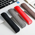 Newest Luxury Gift Pouch Eco Friendly Leather Thick Pu Pen Bag Customized Logo Pencil Case Pen Sleeve