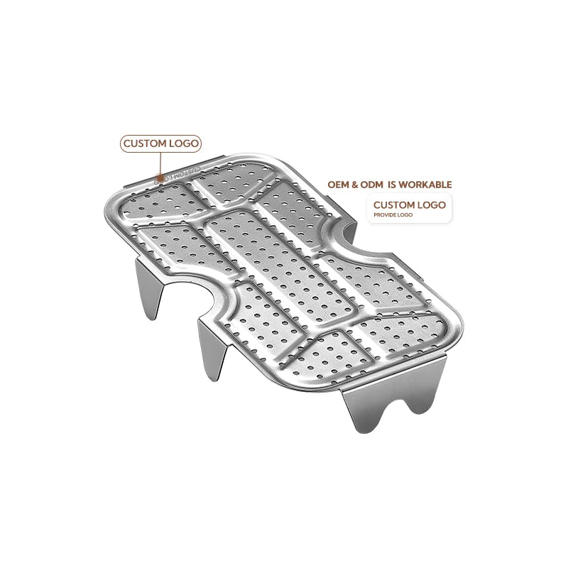 Campingmoon 1609-W Heated Food Heater  Stainless Steel Steammesh  Steaming Rack