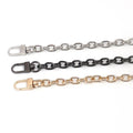 Meetee B-C126 Alloy Handbag Messenger Shoulder Strap Accessories Door Buckle Iron O-shaped Bag Thin Chain
