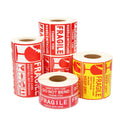 Hot Selling Custom UV Heat Sensitive Label Super Durable Fragile Safety Warning for Transportation Grocery Supermarket Oil Proof