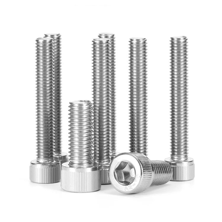 M5 M6 M8 M10 M12 M14 Stainless Steel A2 A4 Full Thread Hex Drive Head Cylinder Socket Head Cap Screws Allen Bolts