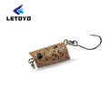 LETOYO 3g Small VIB Fishing Lure Artificial Wobbler Mini Hard Baits Trout Bass Bait for Winter Fishing Tackle Lipless VIB Lure