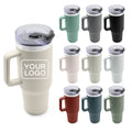 Wholesale Custom Simple Tumblers Stainless Steel Vacuum Insulated 40oz Tumbler 40oz Tumbler With Handle Straw
