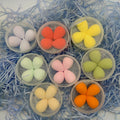 2025 New 4Pcs Mini Flower Shape High Quality Latex Free Cosmetic Puffs Multicolor Make up Makeup Sponge Set