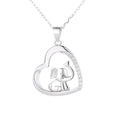 925 Silver Cute Animal Elephant Necklace Animal Pendant Necklace