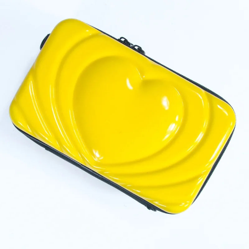 Wholesale Mini Carrying Shoulder Strap ABS PC Hard Shell Bag Portable Women Cosmetic Organizer Makeup Case