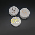 Gold Foil Stamping  Wig Tags Labels Custom Logo Thank You Tags and Inserts Gold Jewelry Logo Tags Craft