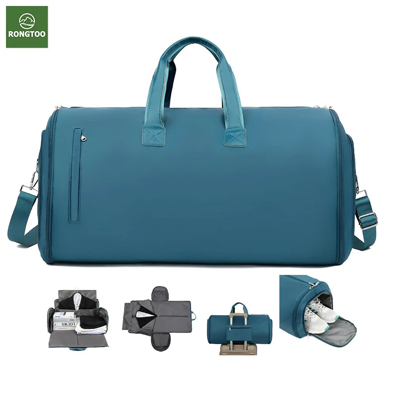 Nylon Gym Dry Wet Separation Leisure Lightweight Custom Logo Travel Sport Durable Women Mens Duffel Bag