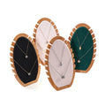 Hot Sale Leaf Shape Bamboo Jewelry Display Stand Velvet Multiple Pendant Chains Organizer Holder Bracelet Necklace Display Stand