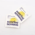 White Mini Tea Bag Sachet 5x5cm with Biodegradable Kraft Paper Aluminum Foil Mini Zip Lock for Cosmetic Cream Oil Samples