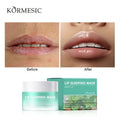 KORMESIC Private Label Wholesale Honey Collagen Rose Gel Lip Sleeping Mask Coconut Custom Plump Lip Cream