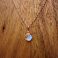 Natural Birthstone Genuine Moonstone  Elegant Sterling Silver Necklace Delicate Necklace Best Jewelry Gifts Minimalist Necklace