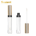 Fast Customization Wholesale Custom Logo Plastic Transparent Lipgloss Tube 6ml Eco-Friendly Empty Screen Printing Lip Cosmetic