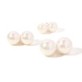 High End Jewelry Stainless Steel Earring 18k Gold Plated Freshwater Pearl Stud Earring