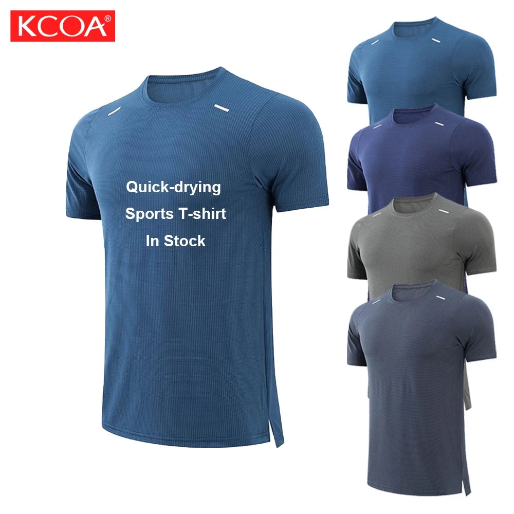 Customizable Logo Men Breathable Quick Drying Sports Gym T-shirt Workout Fit Sport Running Gym T-Shirt