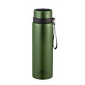 Custom Logo Vacuum Insulated Flask Thermos Double Wall Stainless Steel Smart Water Bottles 600ml 1000ml  1600ml