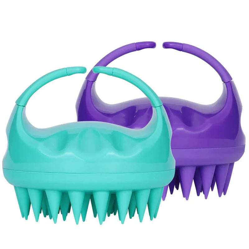 Private Logo Wheat Straw Bristle Scalp Massager Shampoo Brush with Ionic Waterproof Design Salon-Style Soft Custom Logo