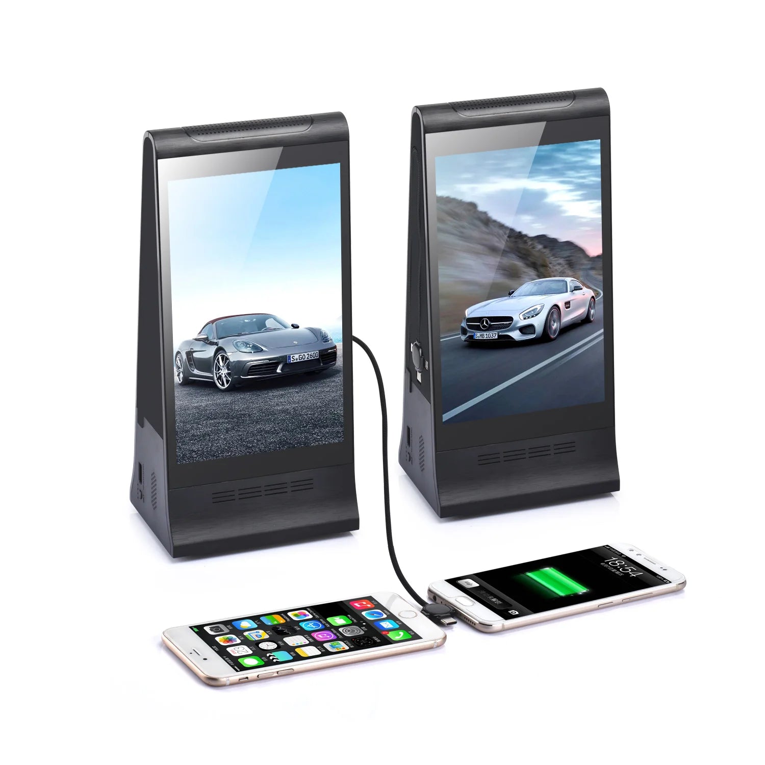 Cloud Based 8 Inch Table Menu Display Screen Wifi Remote Control  Floor Standing Advertising Display for Restaurant Hotel bar