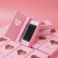 Custom Packaging 0.03 0.05 0.07 0.10mm Korean Pbt Eyelash Extensions Cashmere Lash Extensions  Volume Lashes