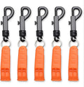 Multifunction Dual Arc Sound Rescue Emergency Outdoor Safety Survival Whistle with Keychain Buckle