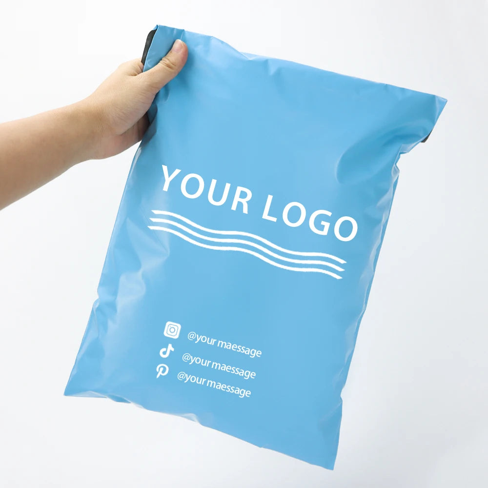 ZMY Gift Package Mail Big Poly Mailer Shipping Bags for Clothing Custom logo Biodegradable Pink Mailer Poly Clothing