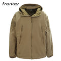 Outdoor Waterproof Men Tactical Softshell Jacket in Khaki