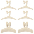 China Manufacturer Custom Eco Friendly Cute Cartoon Animal Wood Mouse Pattern Kids Clothing Hanger
