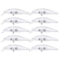 8.5CM-8G Minnow Unpainted Lure Blanks Crankbait Hard Lure Body Jerkbait Making