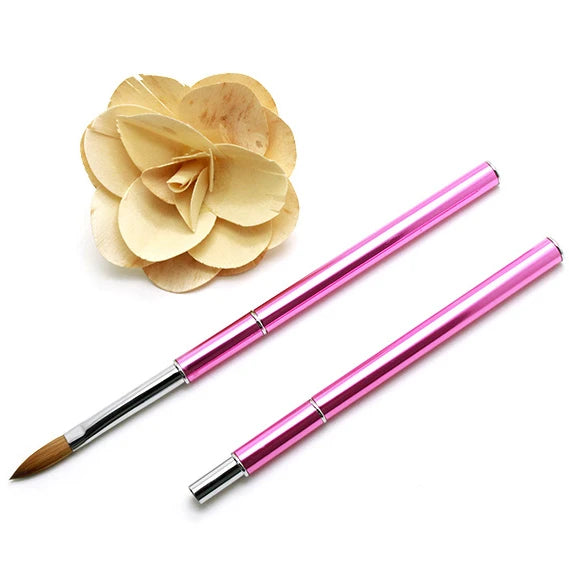 HOT Yihuale New Nail Product 2021 EVAL Acrylic Brush Kolinsky Nail Brush Acrylic Kolinsky Acrylic Brushes #10