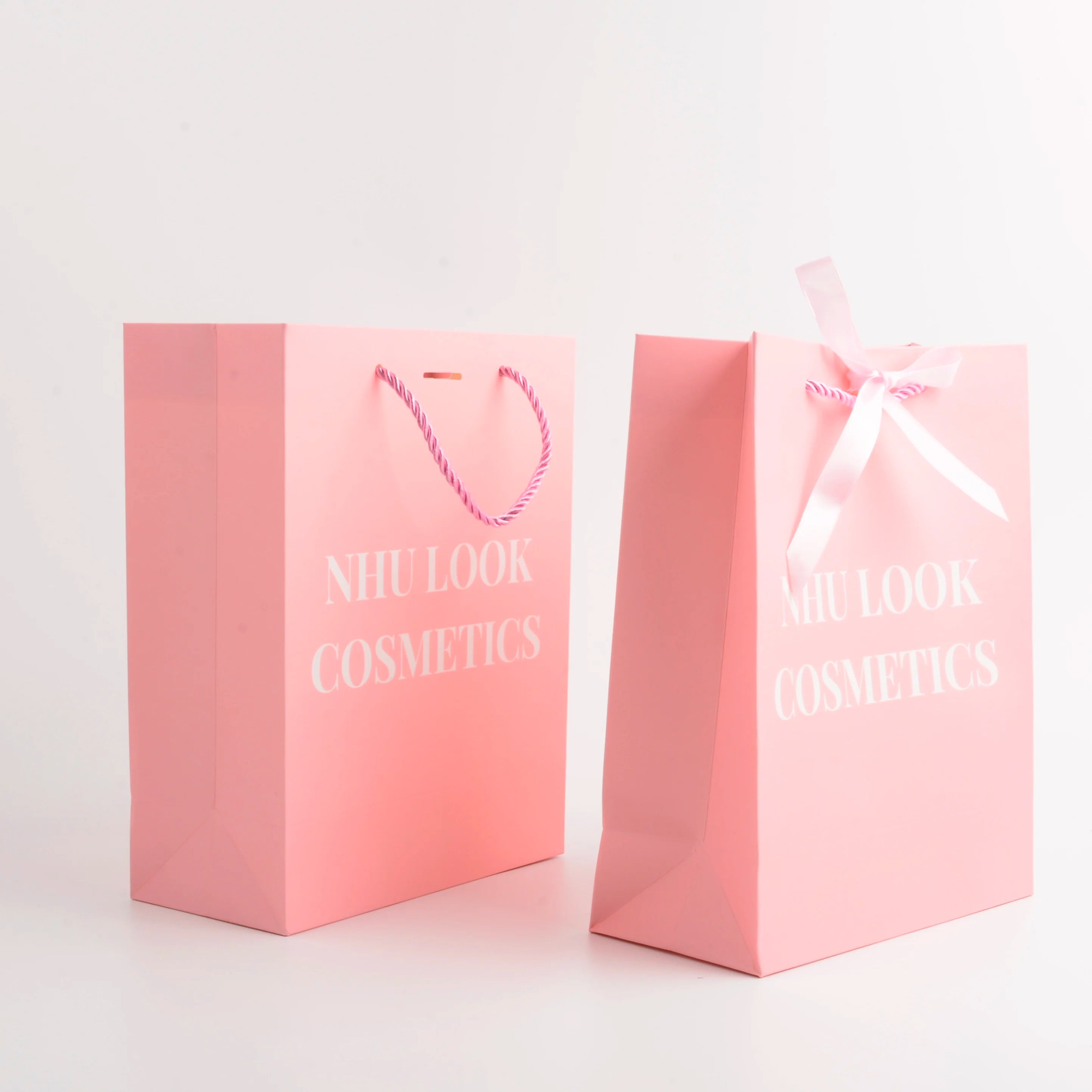 Wholesale  Price Luxury Famous Brand Gift Custom Printed Cloth Shopping Paper Bag Ribbon Handle With Your Own Logo