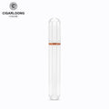 CIGARLOONG Simple Travel Portable Transparent Acrylic Large Diameter Single Cigar Tube