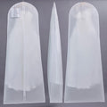 180CM White Non Woven Waterproof Wedding Dress & Suit Large Garment Bags with Custom Logo Great Cover for Storage