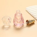 Luxury Small Travel Size Gold Sprayer Refilling Portable Empty pink Crystal Glass Perfume Bottles with Mister
