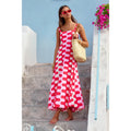 Printed Sleeveless Dress Wholesale Vacation Style Casual Dress Custom logo Slip Dress Factory Directly