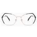 Oversize Luxury Metal Optical Frame Eyewear Last Design Fashion Eyeglasses with Special Brand