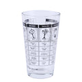 400ml Washer Safe Glass Measuring Cup Function of Measuring Glass Measuring Drinking Cups Graduated Water
