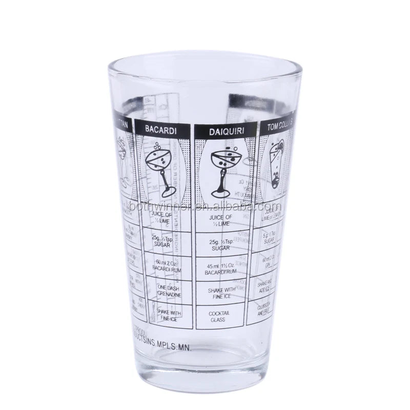 400ml Washer Safe Glass Measuring Cup Function of Measuring Glass Measuring Drinking Cups Graduated Water