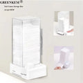 New Makeup Nail Storage Box Semi-automatic Press Type Beauty Special Dust-proof Wall Mounted Nail Cotton Storage Box