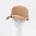 2022 New Wholesale Bulk Summer Women Mens White Black Paper Straw Baseball Cap Hat for Men