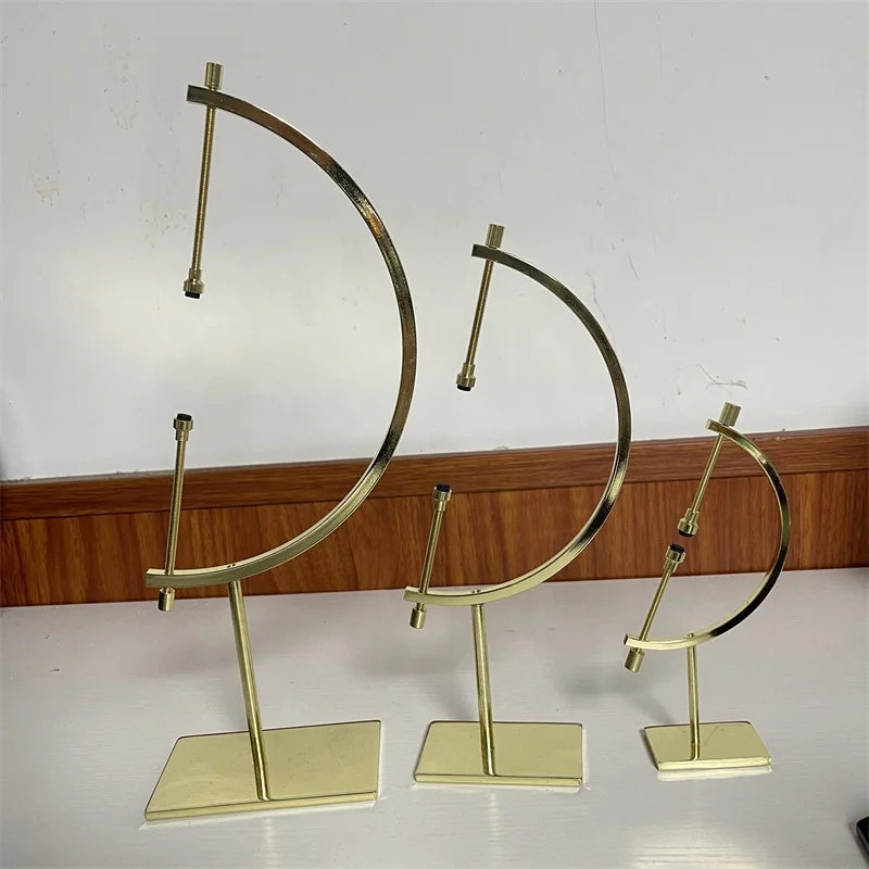 Hot Sale Crystal Sphere Tellurion Golden Metal Globe Stand for Gift Decoration