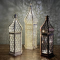 Hanging Metal Moroccan Decorative Candle Lantern Holder for Home Decor and Weddings